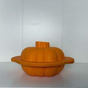Orange Pumpkin-Shaped Silicone Cake Mold Halloween Thanksgiving